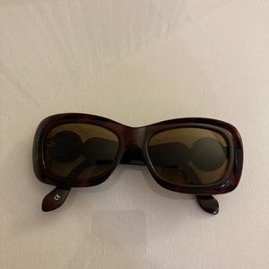Gianni Versace Vintage Medusa Sunglasses Model 417 Col 900 Authentic
